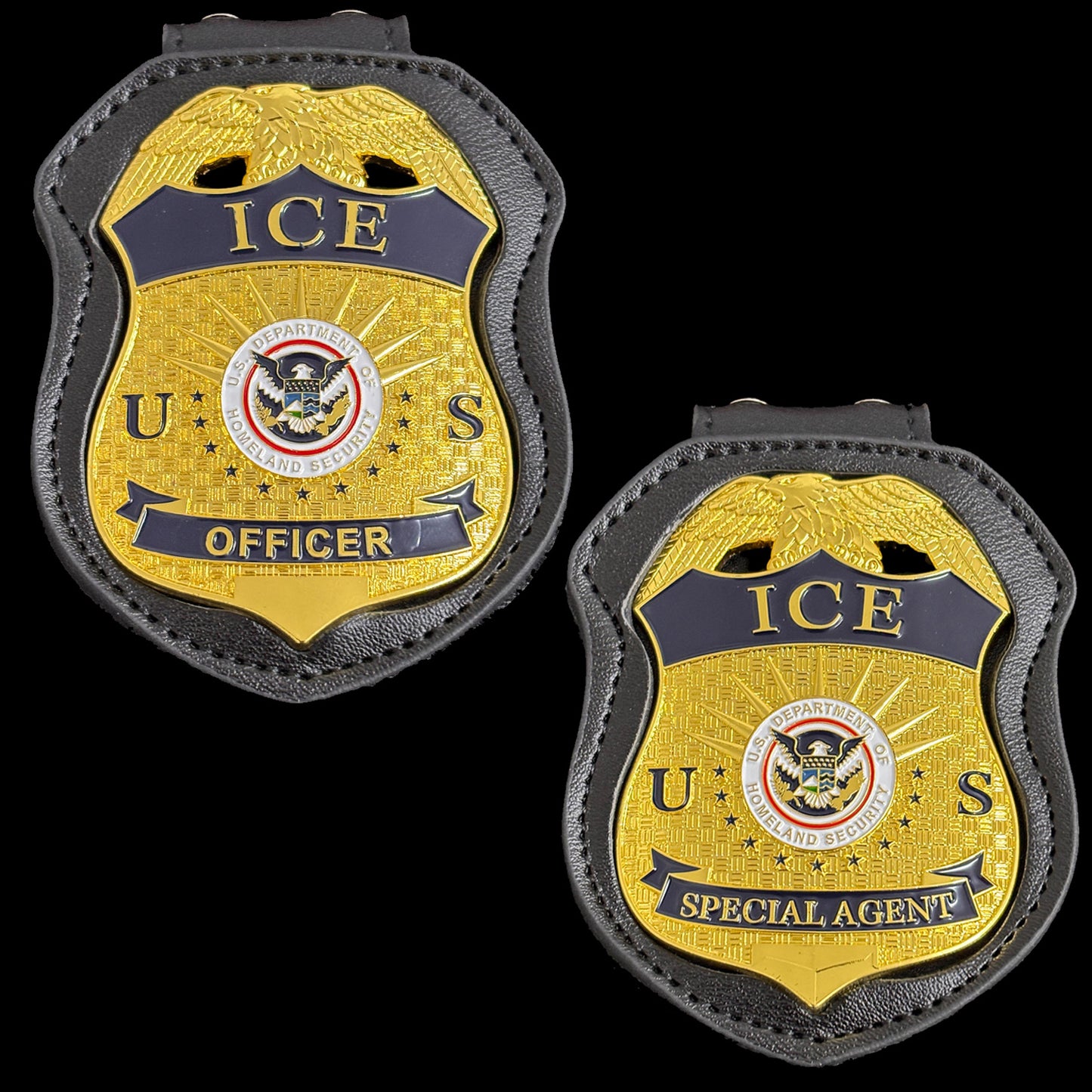 2 Placas de Policía de Hielo Set Réplica Atrezzo Película Número Personalizable
