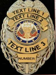 Customizable Badge BA08-1