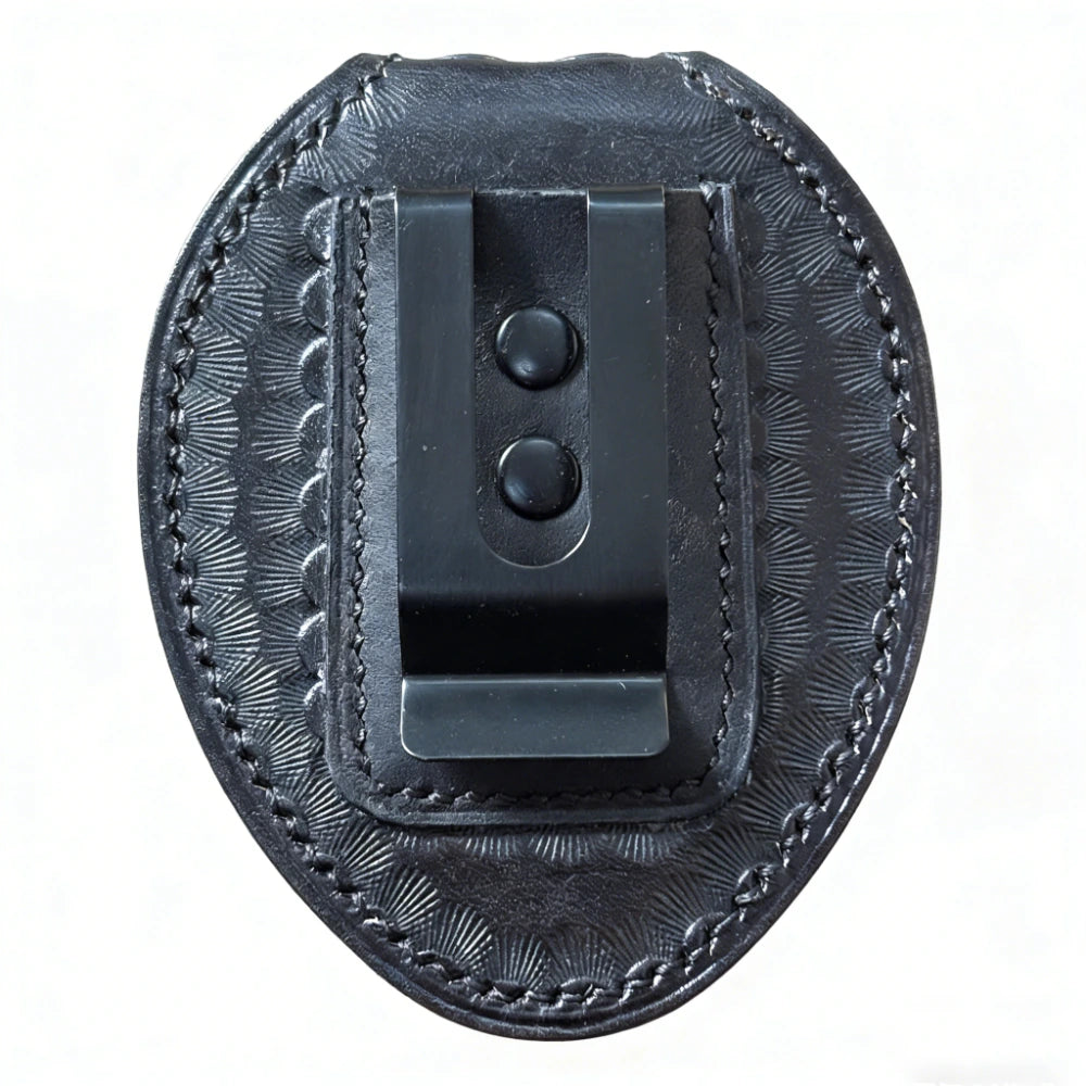 Police badge holder black-BH01