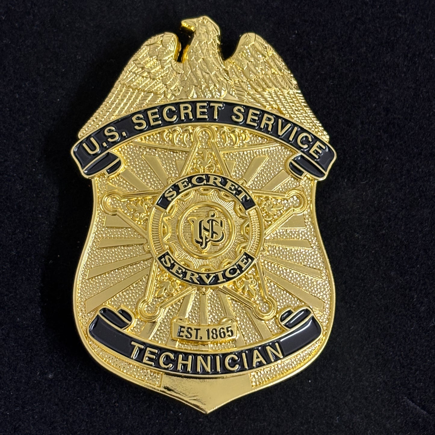 USSS US Secret Service Techniker ABZEICHEN Replika Filmrequisiten