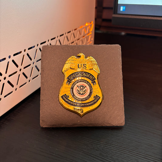 US TSA Special Agent Badge Plaques Law Enforcement Award & Recognition Collectible gifts retirement memorial