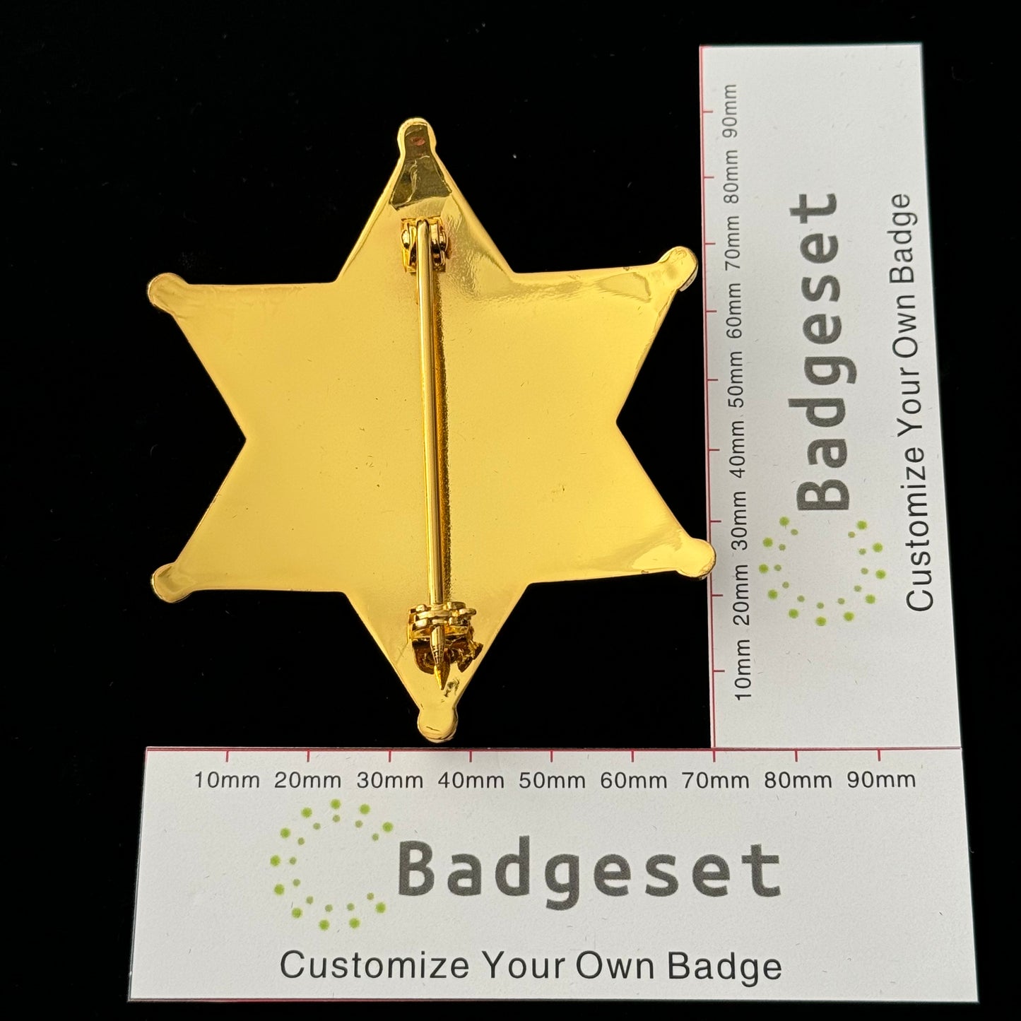 LASD Adjunto del Sheriff del Condado de Los Ángeles, insignia de oso, número personalizado, réplica de accesorios de cine