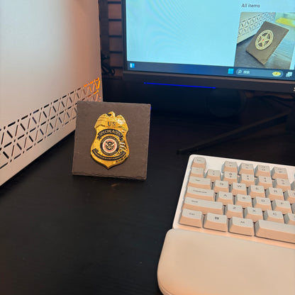 Special agent police badge Desk Decor,Law Enforcement Award & Recognition Collectible gifts retirement memorial