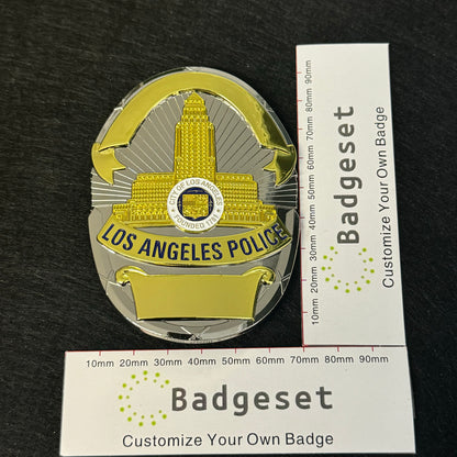 Placa de oficial de policía LAPD de Los Ángeles personalizable