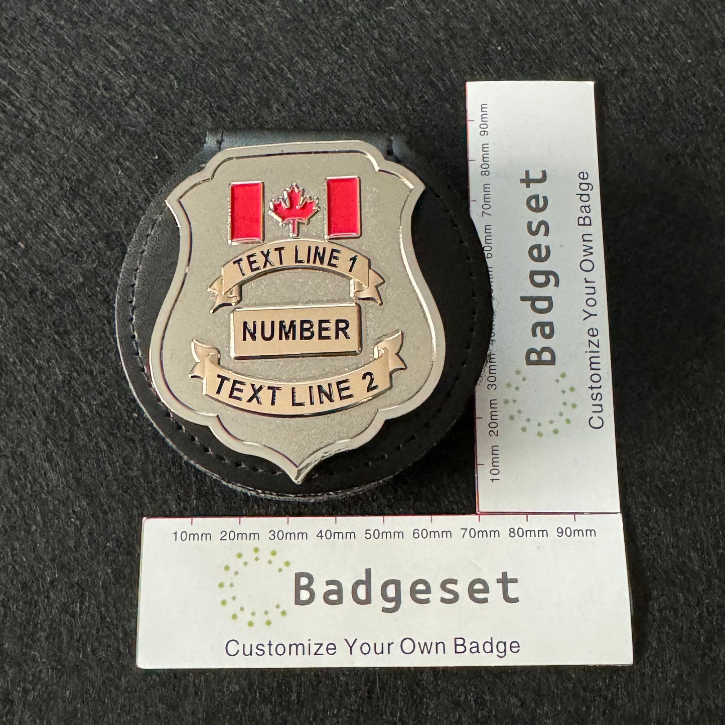 ASFC-CBSA Canada Retired Badge Customize Number Movie props