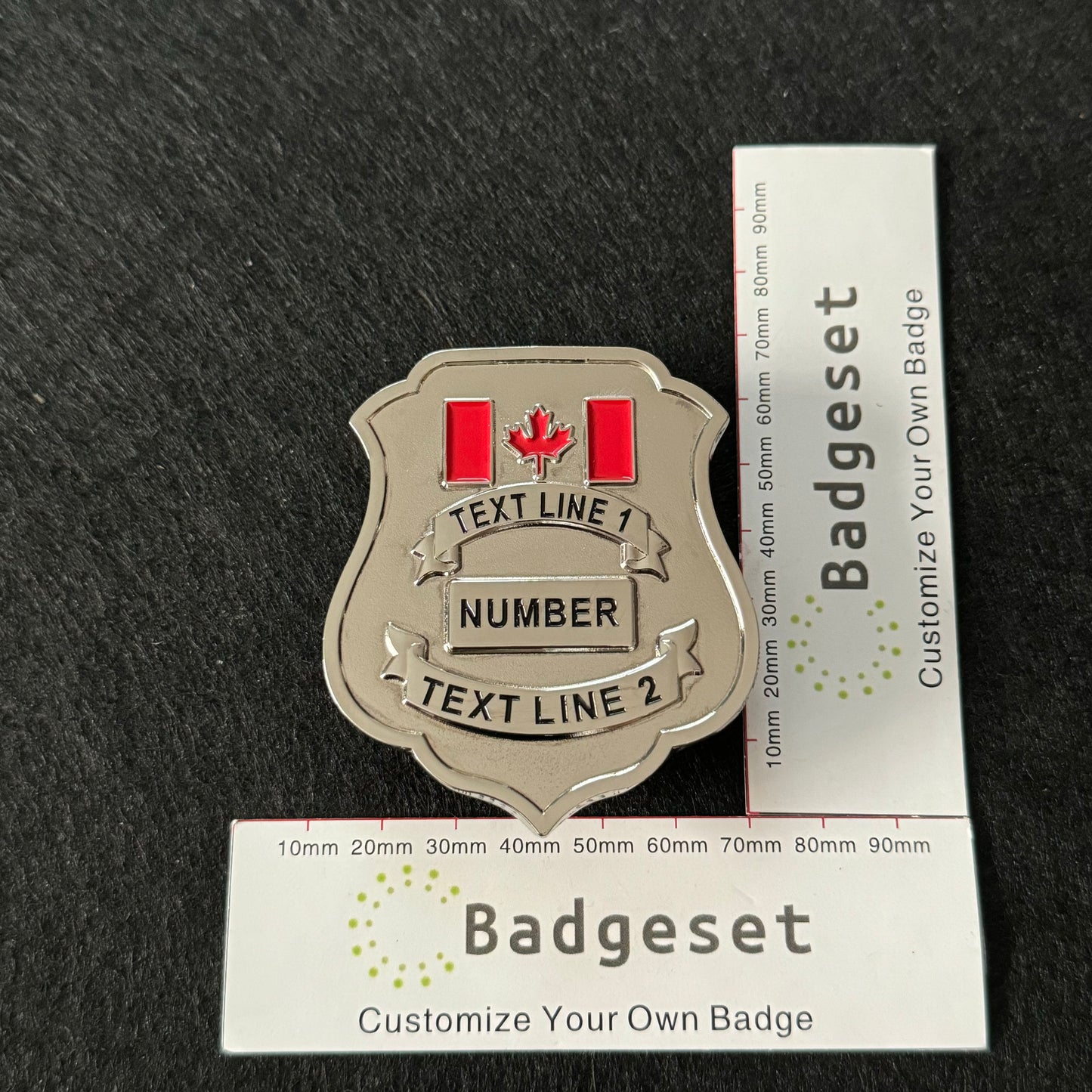 ASFC-CBSA Canada Retired Badge Customize Number Movie props
