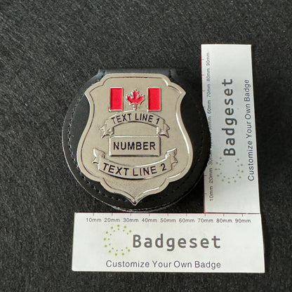 ASFC-CBSA Canada Retired Badge Customize Number Movie props