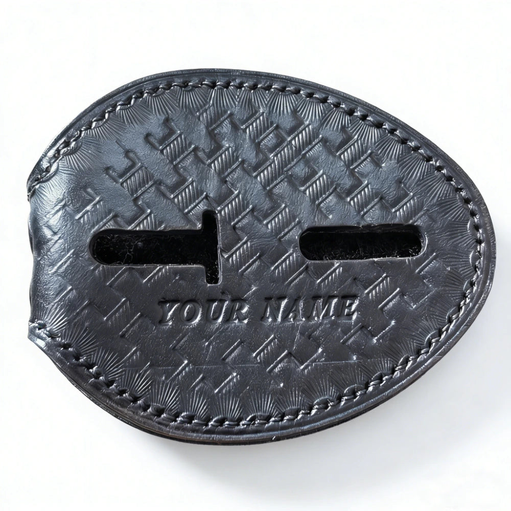Police badge holder black-BH01