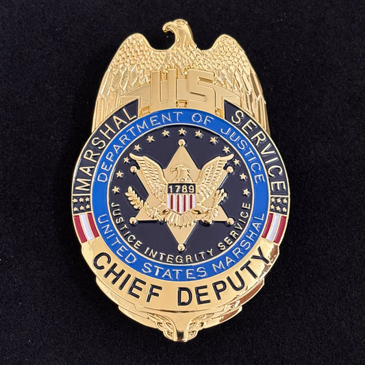 US Marshal Service Chief Deputy USMS Abzeichen Replik Filmrequisiten