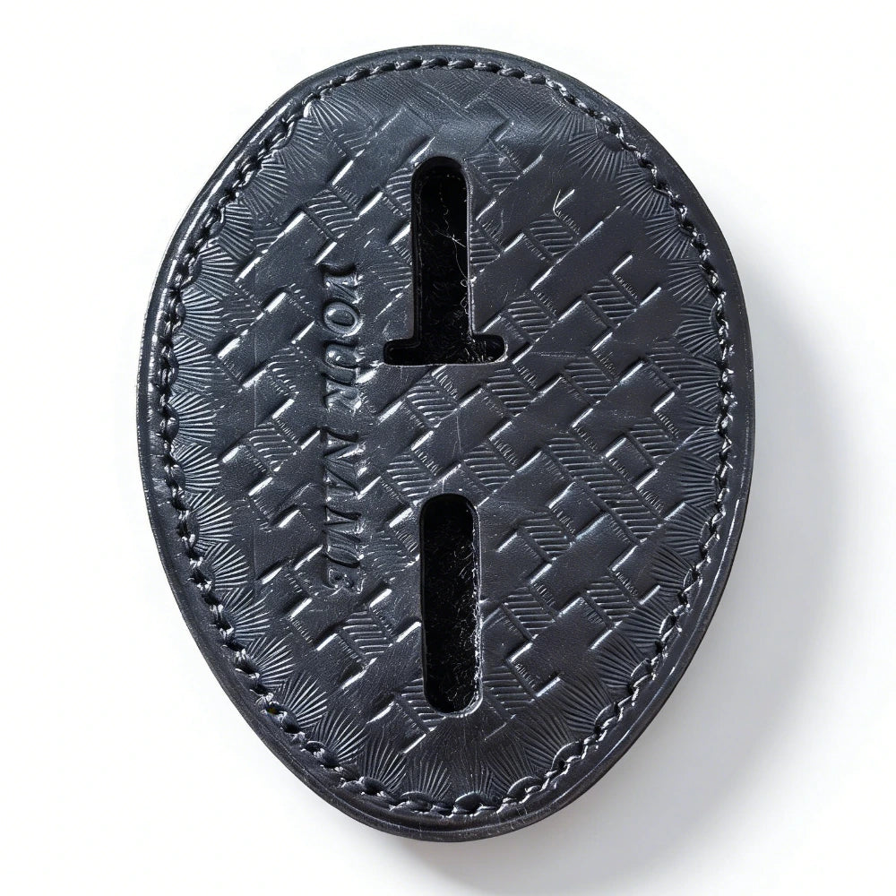 Police badge holder black-BH01