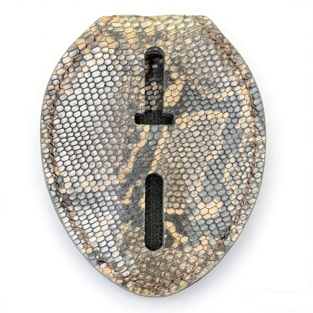 Police badge holder black-BH14