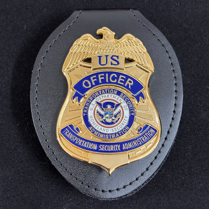 U.S.Transportation Security Administration Officer Badge Customize Number movie props