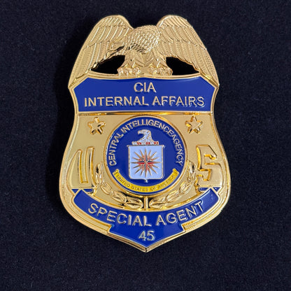 US CIA Internal Affairs Special Agent Badge Replica Movie Props 45