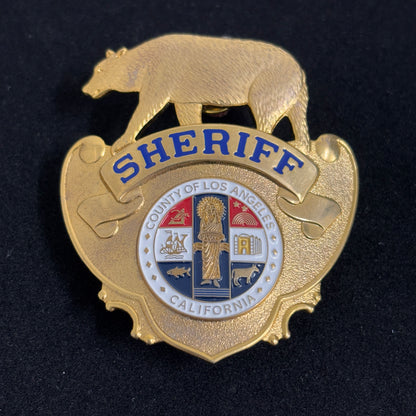 LADP Los Angeles County Sheriff Badge Replica Movie Props