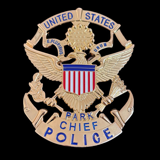 Chief US Park Police Badge USPP Replika Filmrequisiten