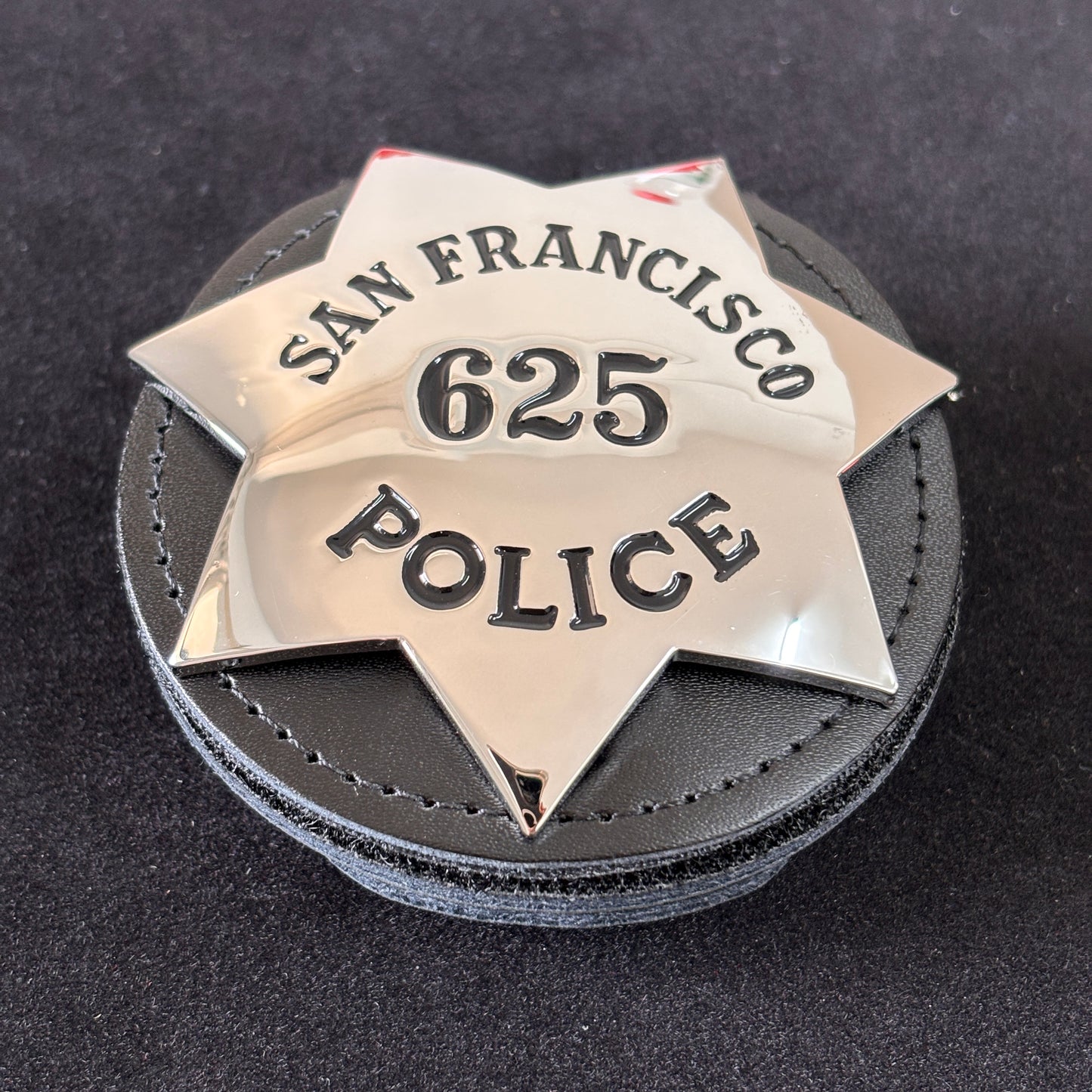 SFPD San Francisco Polizeibeamten-Abzeichen-Replika, Filmrequisite, personalisierbar