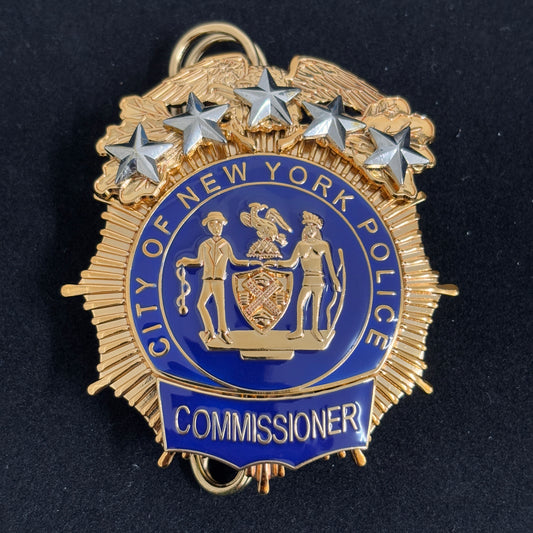 NYPD New York Polizeiabzeichen Replik, Filmrequisiten, 5 Sterne
