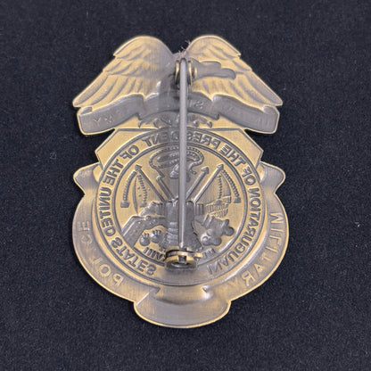 Replika des Militärpolizeiabzeichens der US-Armee, Filmrequisiten