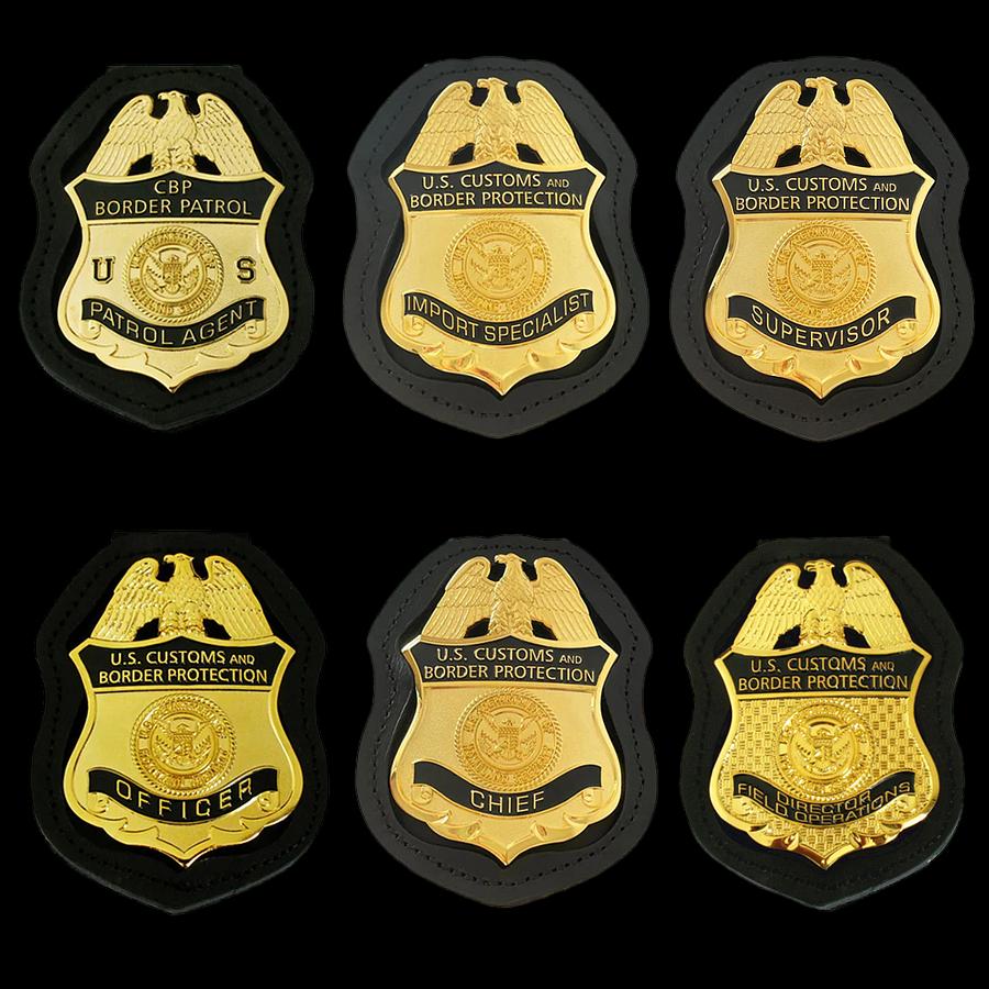 Réplicas de insignias de la CBP de EE. UU. para películas