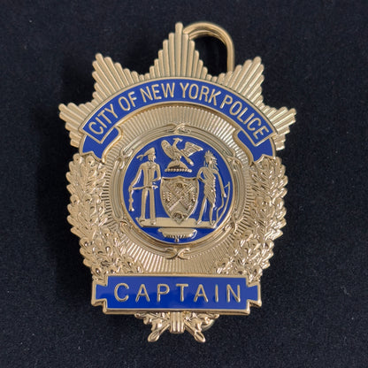 NYPD New York Polizei Captain Abzeichen Replik Cosplay Film Requisiten