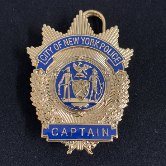 NYPD New York Polizei Captain Abzeichen Replik Cosplay Film Requisiten