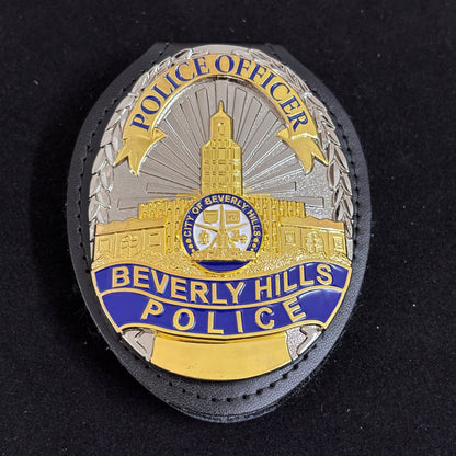 US Beverly Hills Detective Police Badge Replica Movie Props Customizable number