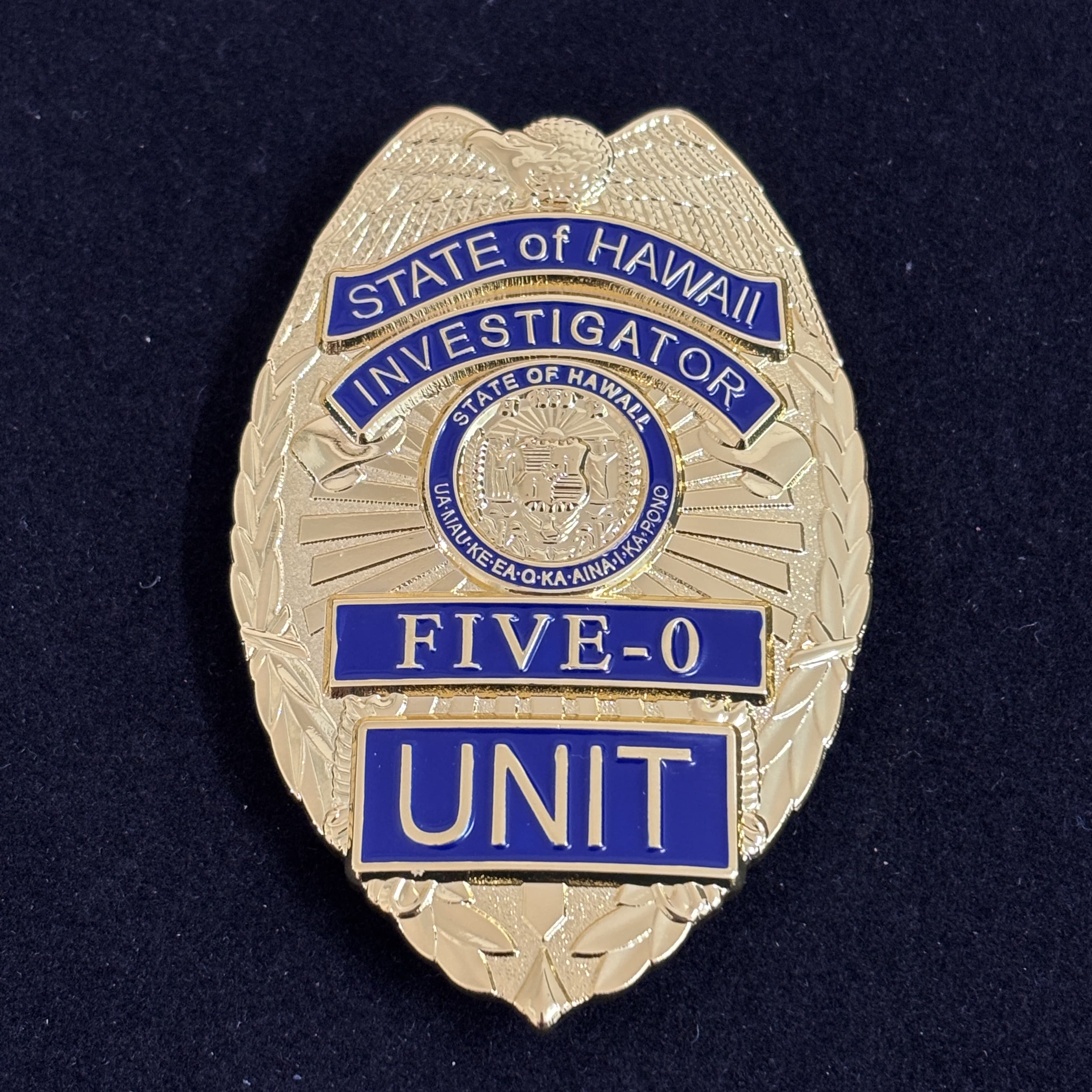 Hawaii Five-O Unit Investigator Police Badge Replica Movie TV
