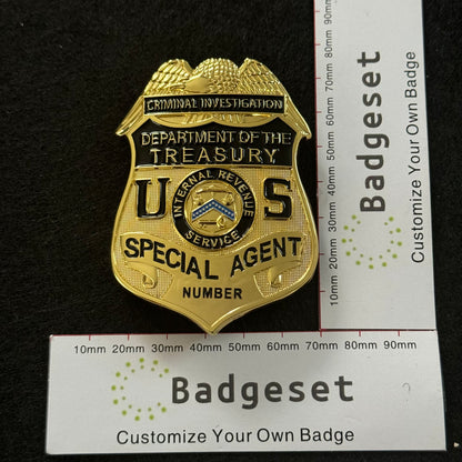 Criminal Investigation Department Of The Treasury Special Agent BADGE Replica Movie Props