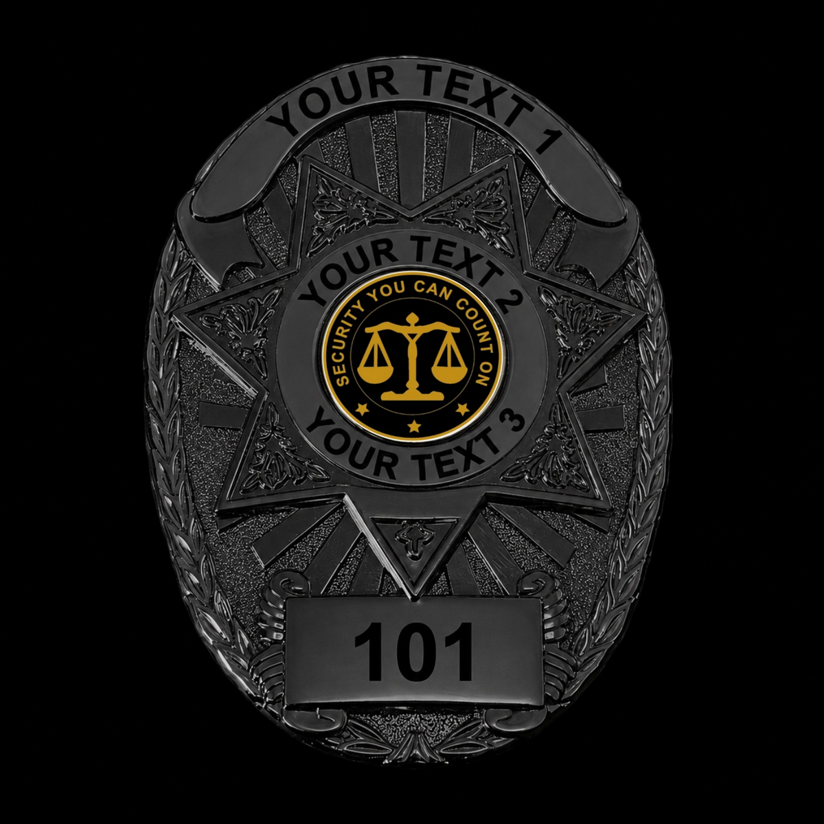 Customizable Badge BA10