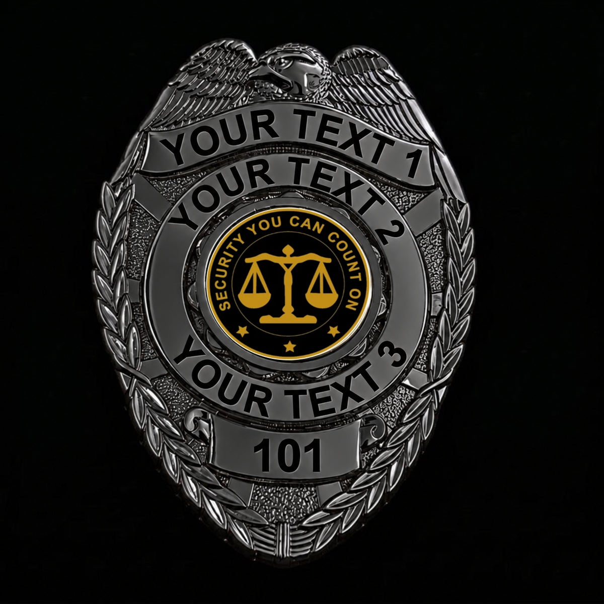 Customizable Badge BA34