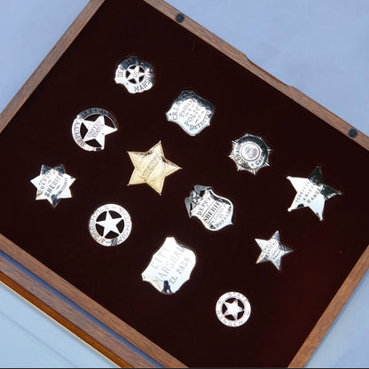 Franklin Sterling Silber Anstecker Set Filmrequisiten