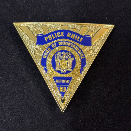 Boro Of Mountainside Polizeichef NJ im Ruhestand Abzeichen