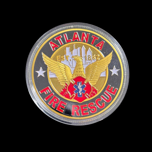 ATLANTA FIRE RESCUE Herausforderungsmünze