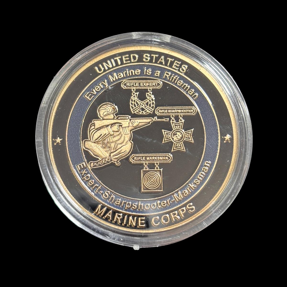 Herausforderungsmünze des US-Marinekorps