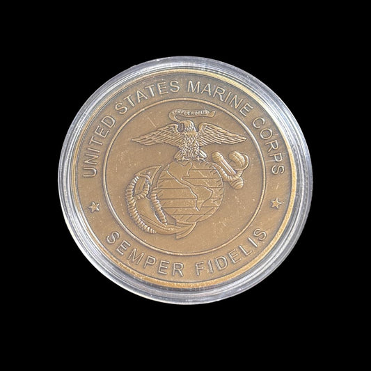 US MARINE CORPS SEMPER FIDELIs Herausforderungsmünze