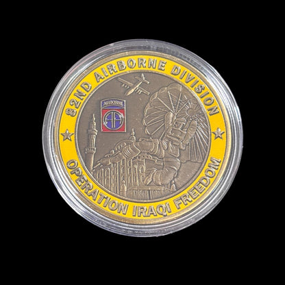 82. Luftlandedivision Operation Iraqi Freedom Challenge Coin