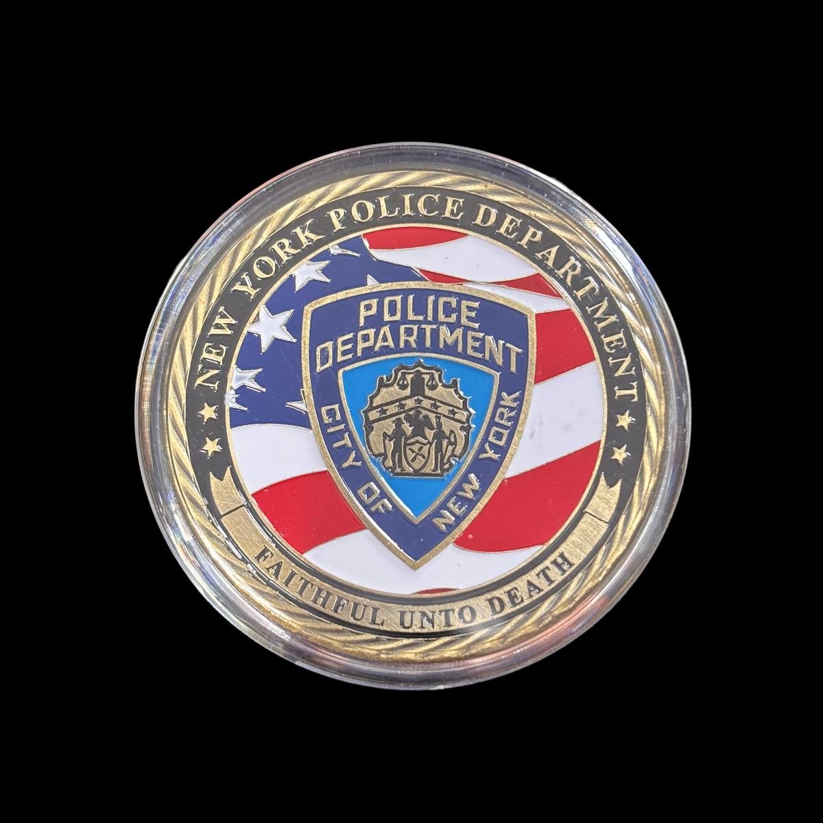 NYPD CITY OF NEW YORK POLICE DEPARTMENT Herausforderungsmünze