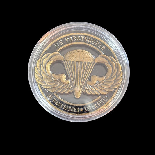 USPARATROOPER AIRBORNE PROUO Herausforderungsmünze