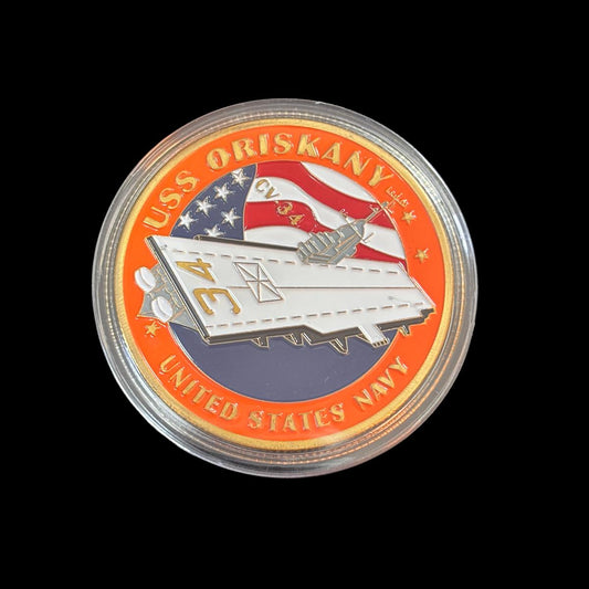 US NAVY USS ORISKANY Herausforderungsmünze