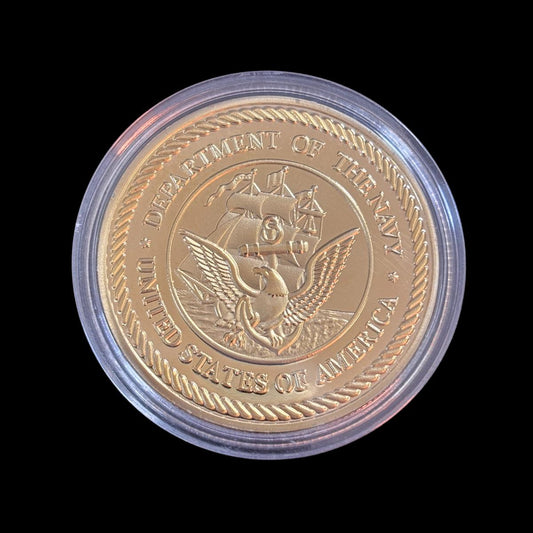 US Navy Chiefs Tried &amp; Ture Challenge Coin