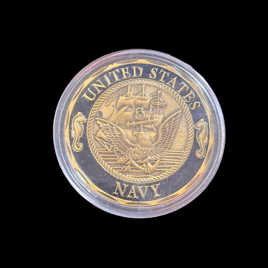 US NAVY SHELLBACK CROSSING THE LINE Herausforderungsmünze
