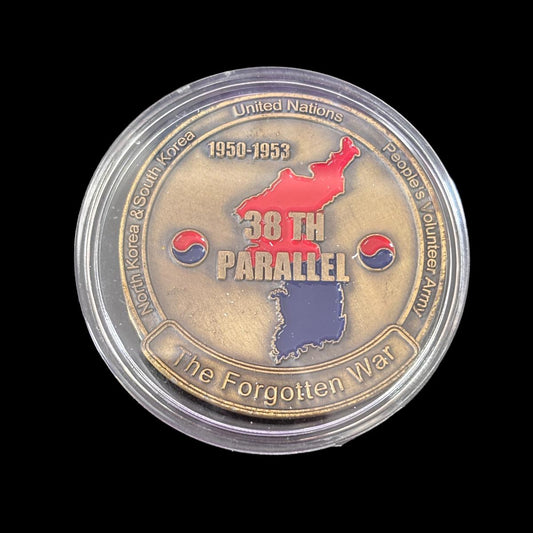 Der vergessene Krieg 38. Parallel US Army Challenge Coin