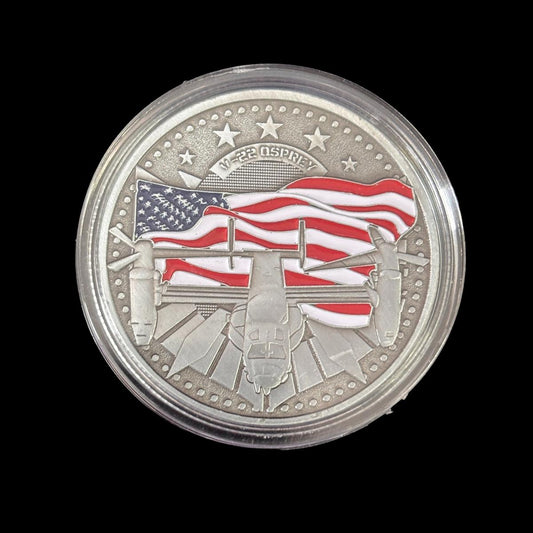 ROLE ORIGIN ERSTER FLUG V-22 Challenge Coin