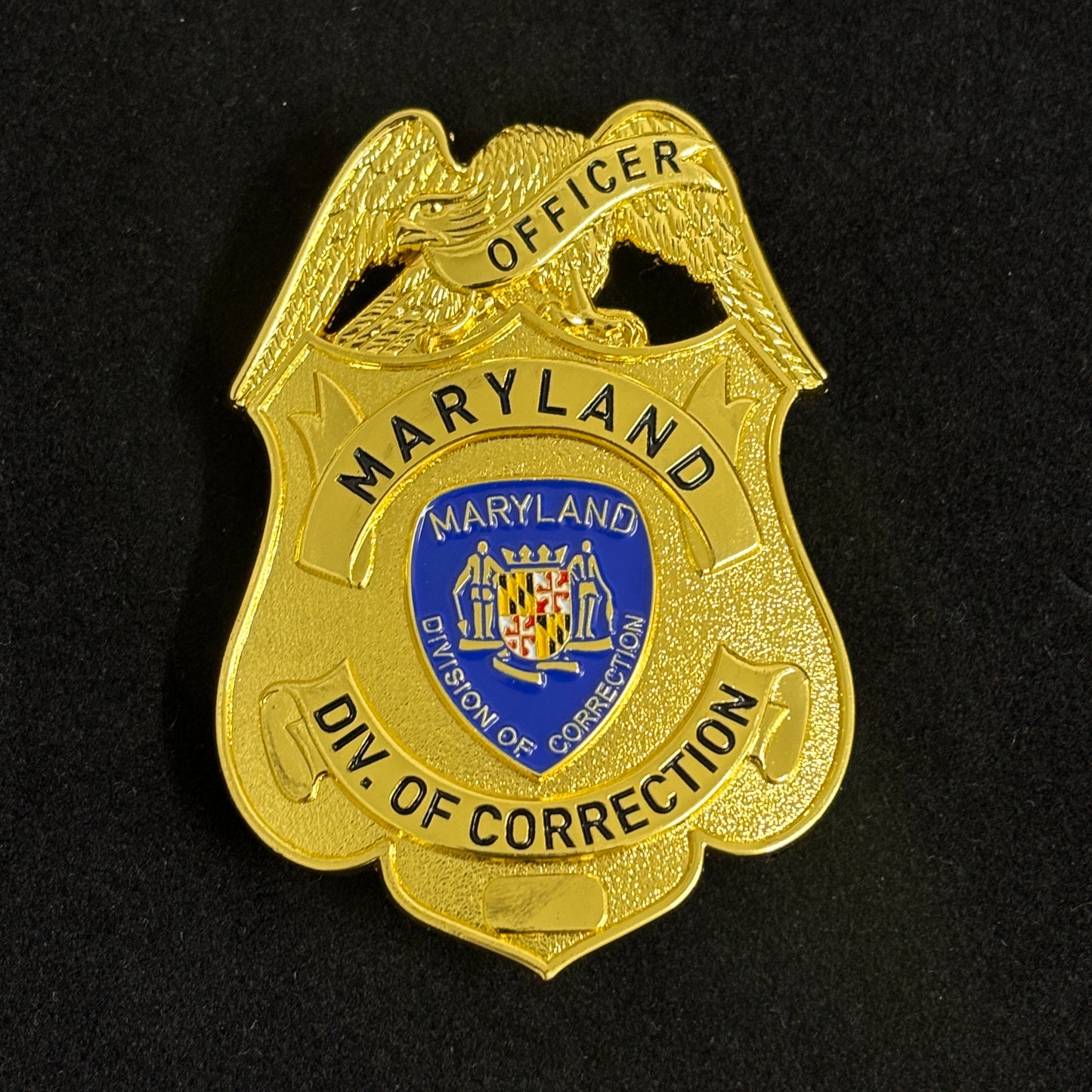 USMaryland Div.of Correction Officer Replik Film Requisiten Anpassbares Abzeichen