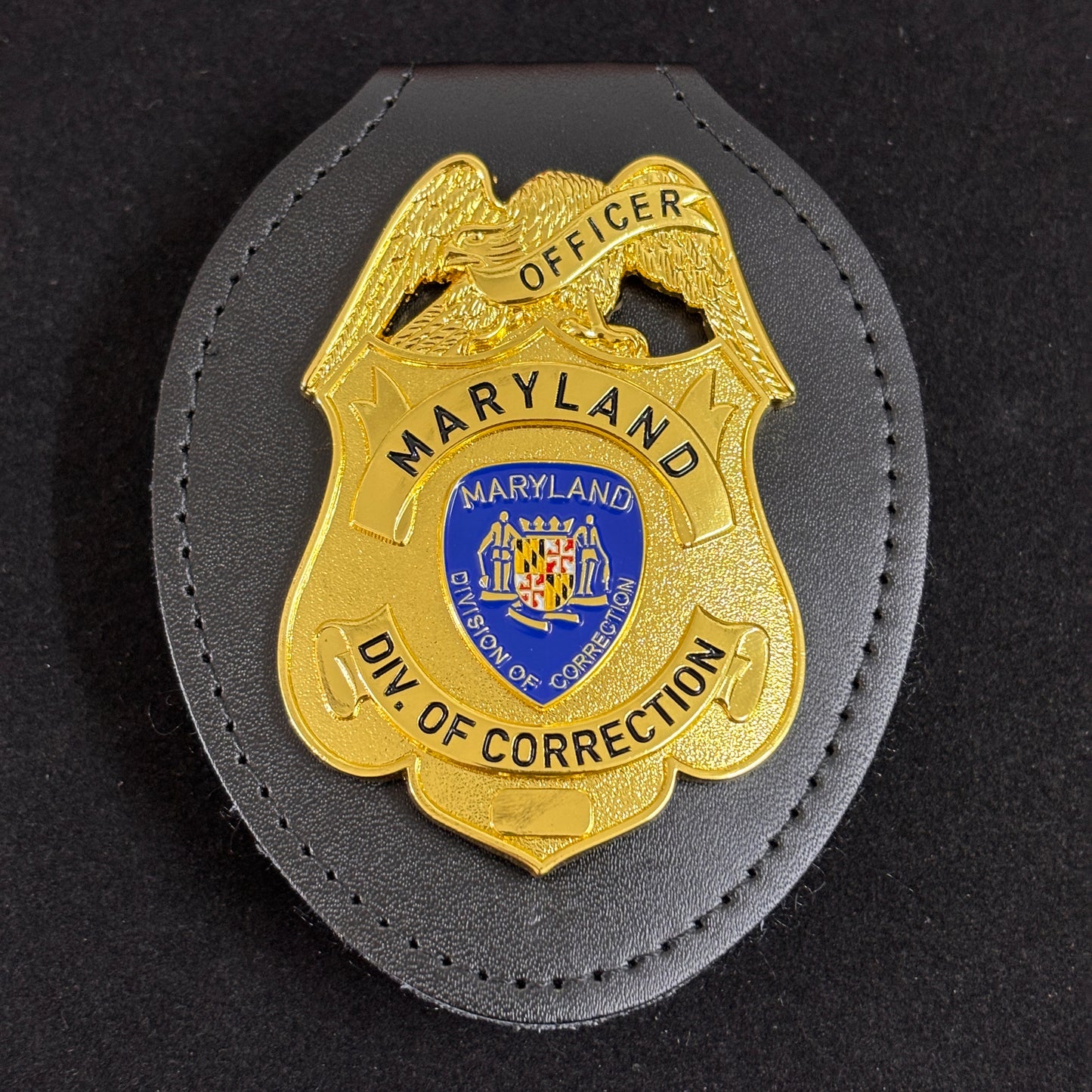 USMaryland Div.of Correction Officer Replik Film Requisiten Anpassbares Abzeichen