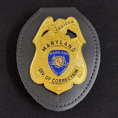 USMaryland Div.of Correction Officer Replik Film Requisiten Anpassbares Abzeichen