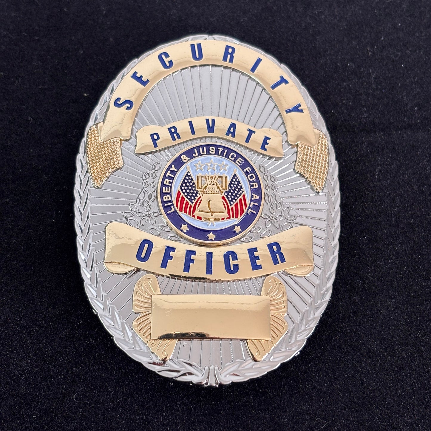 Liberty & Justice For All Security Officer Private Badge Replica Movie Props