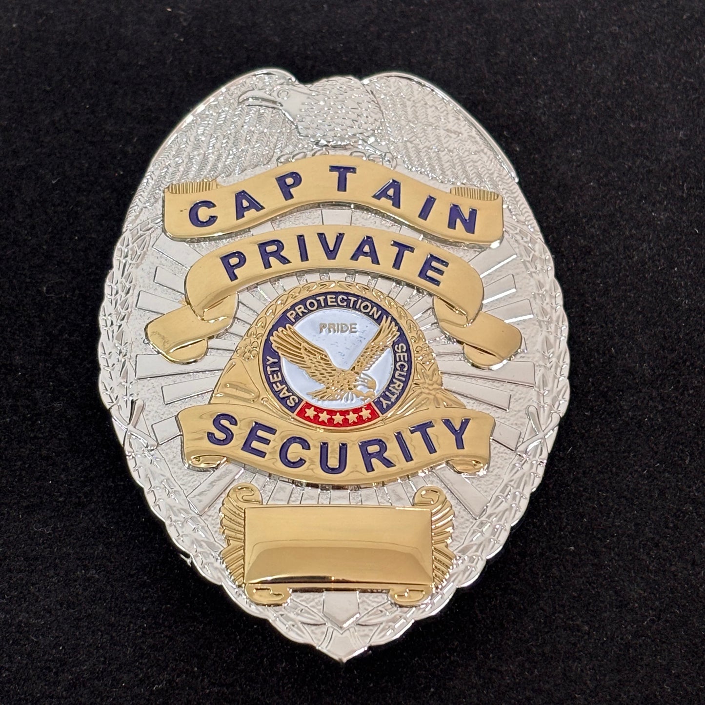 Safety Protection Security Captain Private Security Badge Replica Movie Props