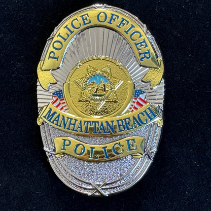 Polizeibeamtenabzeichen Manhattan Beach (Filmrequisiten)