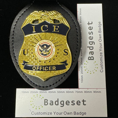 Replik des US ICE-Offiziersabzeichens, Filmrequisiten